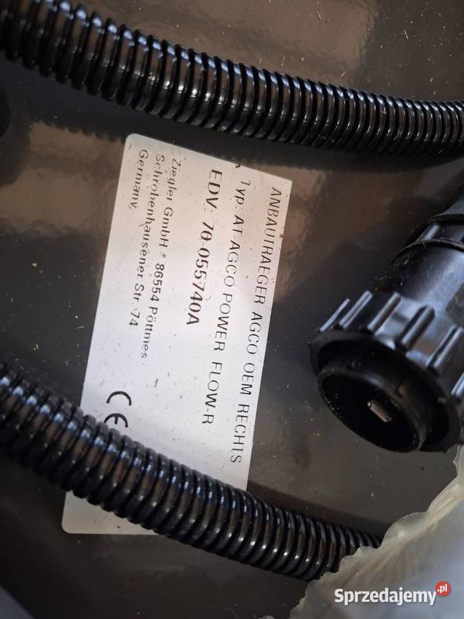 Kosa boczna Ziegler do rzepaku MF Fendt