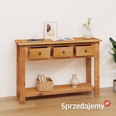 vidaXL Stolik konsolowy 110 x 35 x 75 lite Tace i stoliki Warszawa sprzedam