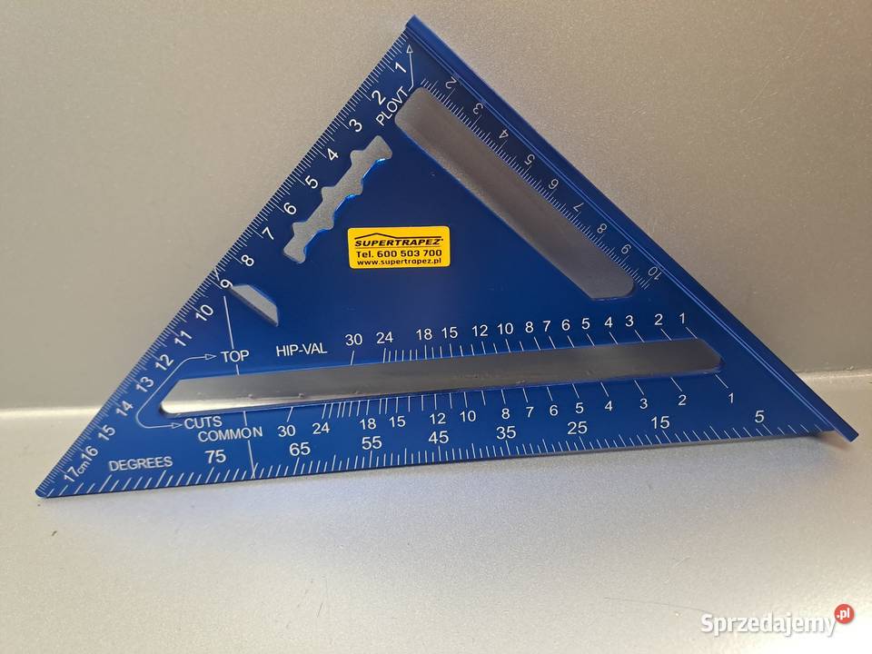 Kątownik dekarski aluminiowy 185 mm Pozostałe Skawa