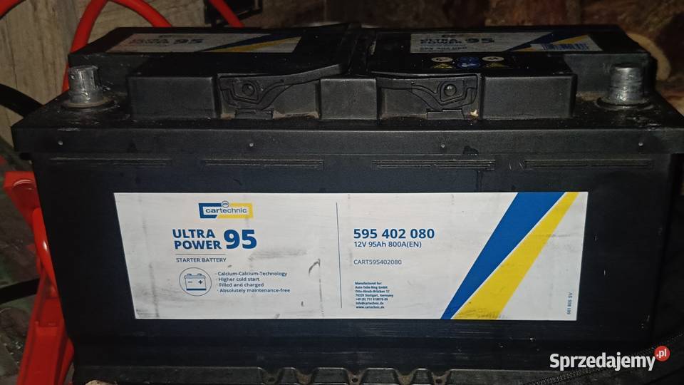 Prawie nowy akumulator 95 ah 800A osobowe Pozostałe Trzcianka