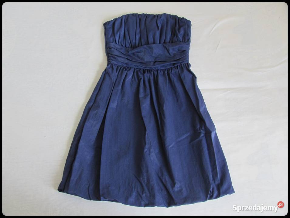 Sukienka gorsetowa SALSA bez ramiączek granatowa Płock