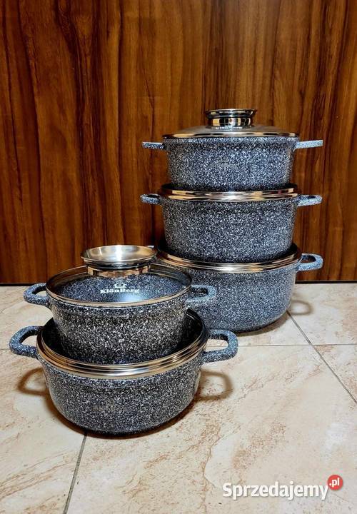 Garnki marmur 5 Łódź sprzedam