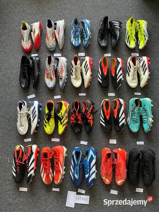 Zestaw korków Piłkarskich Adidas 20 par LOT026 Opole sprzedam