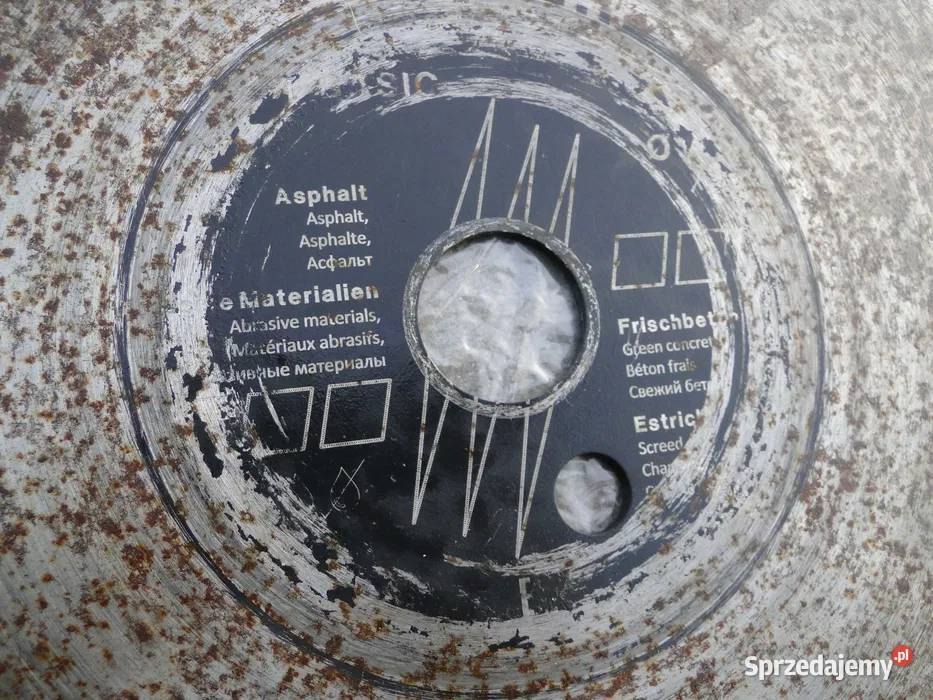 Tarcza Diamentowa do kostki płytek asfaltu RÓŻNE