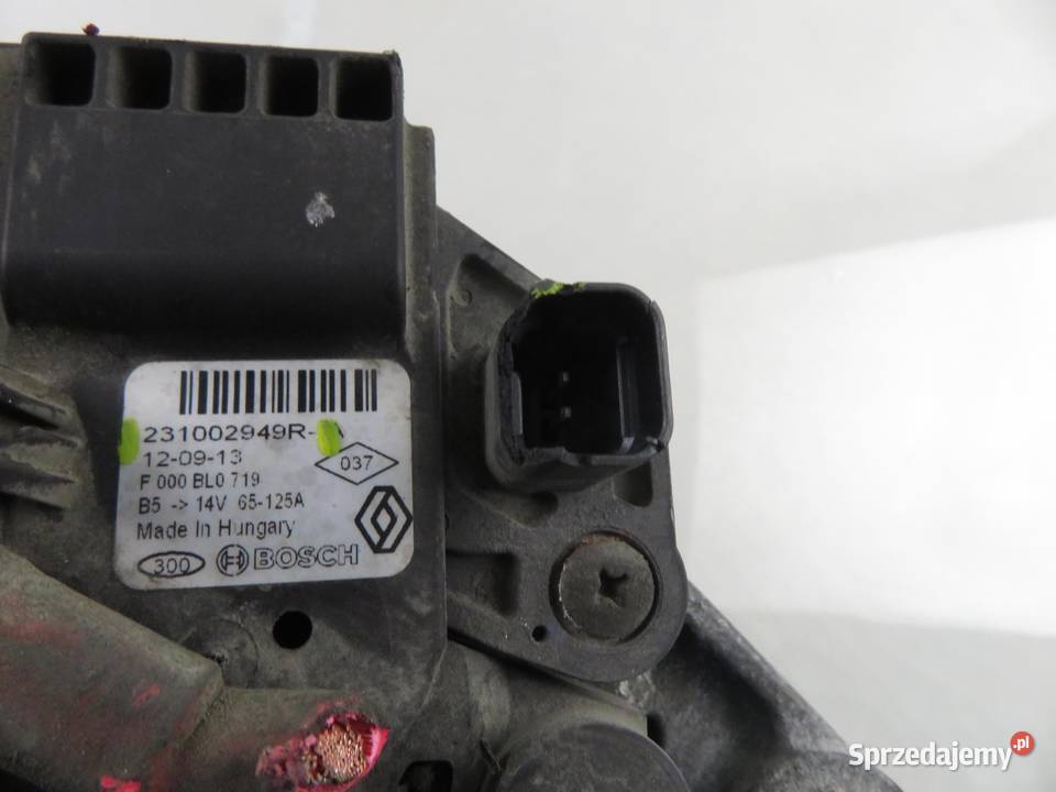 ALTERNATOR DACIA DOKKER Express 15 dCi K9K 612 sprzedam