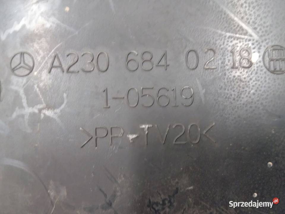OSŁONA HAMULCA RĘCZNEGO MERCEDES SL R230