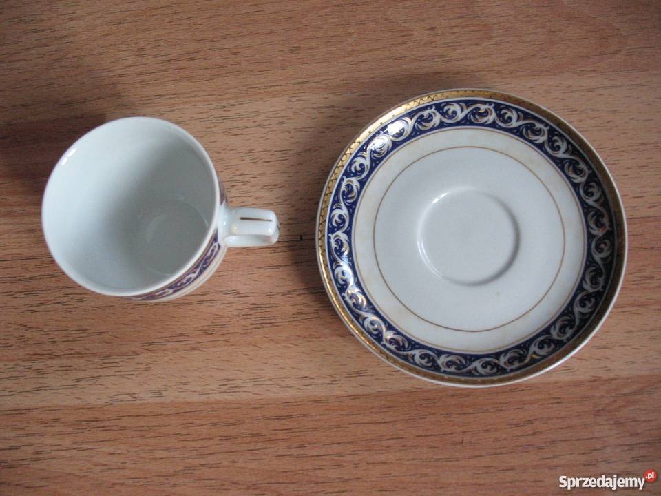 Porcelana KSIĄŻ serwis kawowy na 12 osób 27el Chorzów