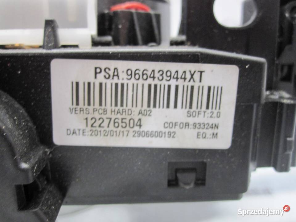 CITROEN C3 PICASSO 12r przełącznik zespolony sprzedam