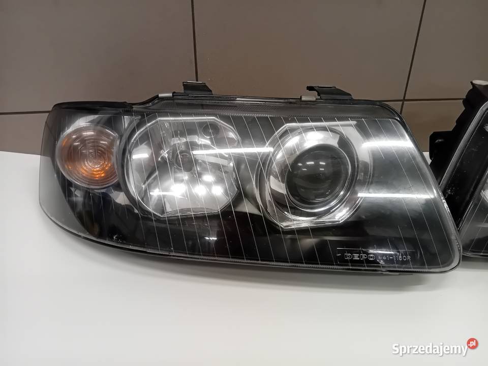 Lampy przednie DEPO Black AUDI A3 8L LIFT Gołaszyce