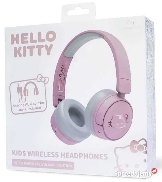 Hello Kitty Słuchawki Nauszne Bezprzewodowe Mogilany