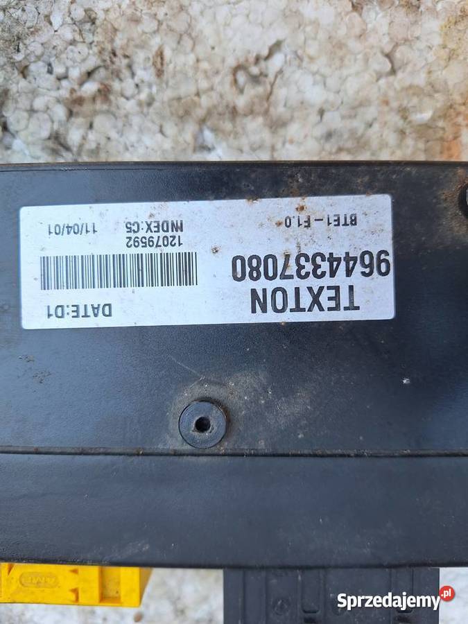 Sterownik Składania Dachu Peugeot 206 Cabrio Wisznice