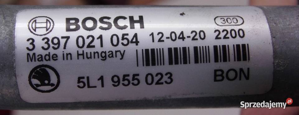 Mechanizm silnik wycieraczek przód Skoda Yeti 20 osobowe Biała Nyska