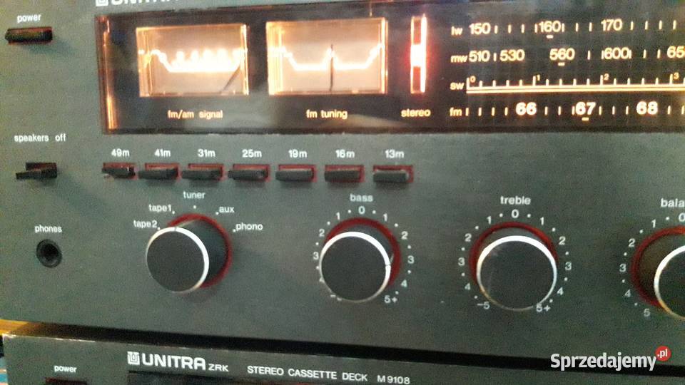 Unitra Diora Amplituner AT9100 Magnetofon M 9108 mazowieckie Warszawa sprzedam