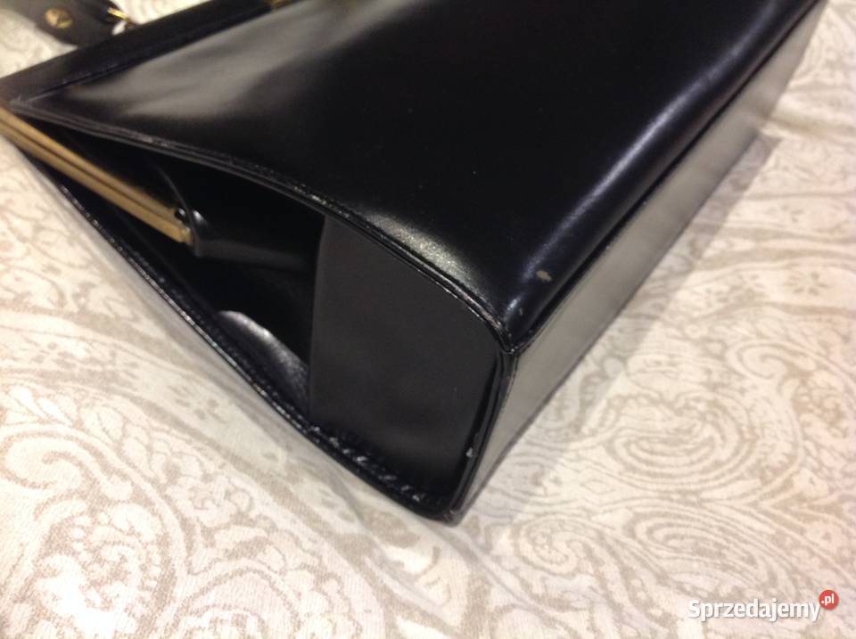 Kuferek Torebka Skórzana Damska Czarna Skóra lubuskie Nowa Sól