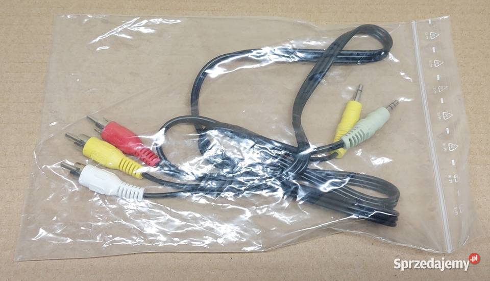 KABEL ZŁĄCZE ADAPTER WEJŚCIE 2X JACK 3X RCA dolnośląskie Mielęcin sprzedam