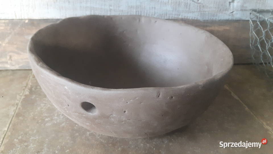 Misa ceramiczna ręcznie wykonana z gliny Antyki, Sztuka, Kolekcje Otwock