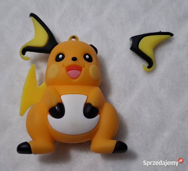 Breloczek Pokemon Raichu 3x5x65 uszkodzony Czeladź