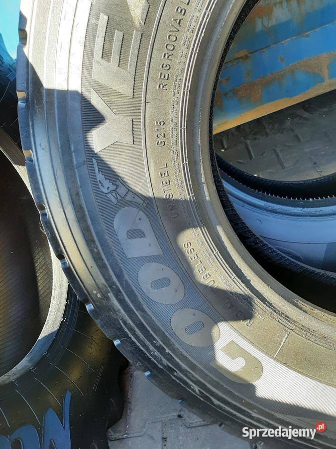 2x Opona używana ciężarowa 12R225 GOODYEAR 400 Zaścianki