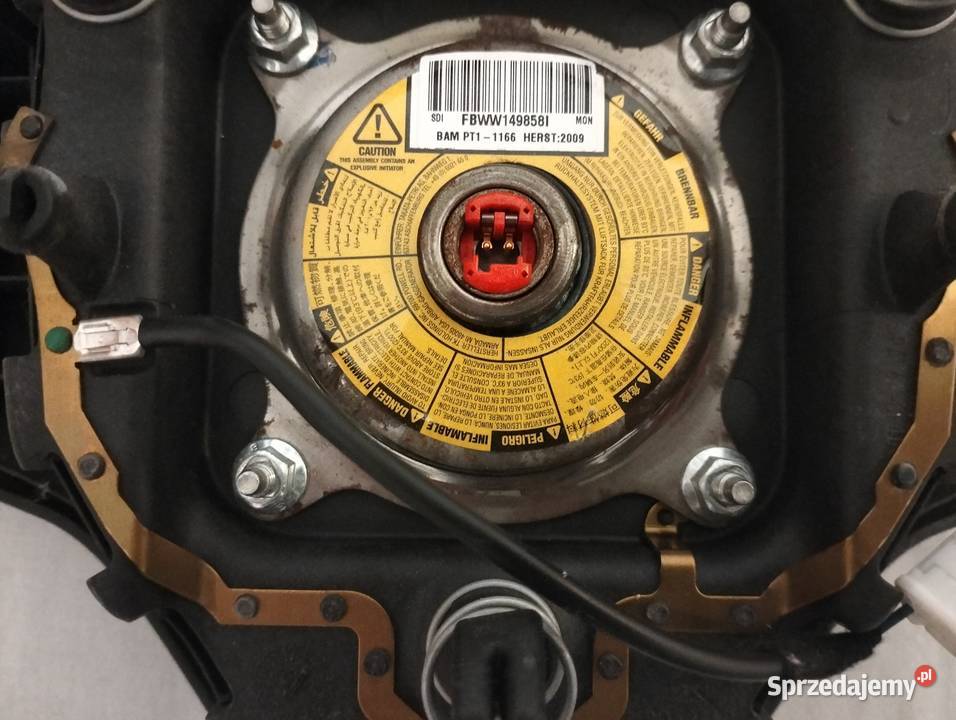 Toyota Yaris poduszka kierowcy