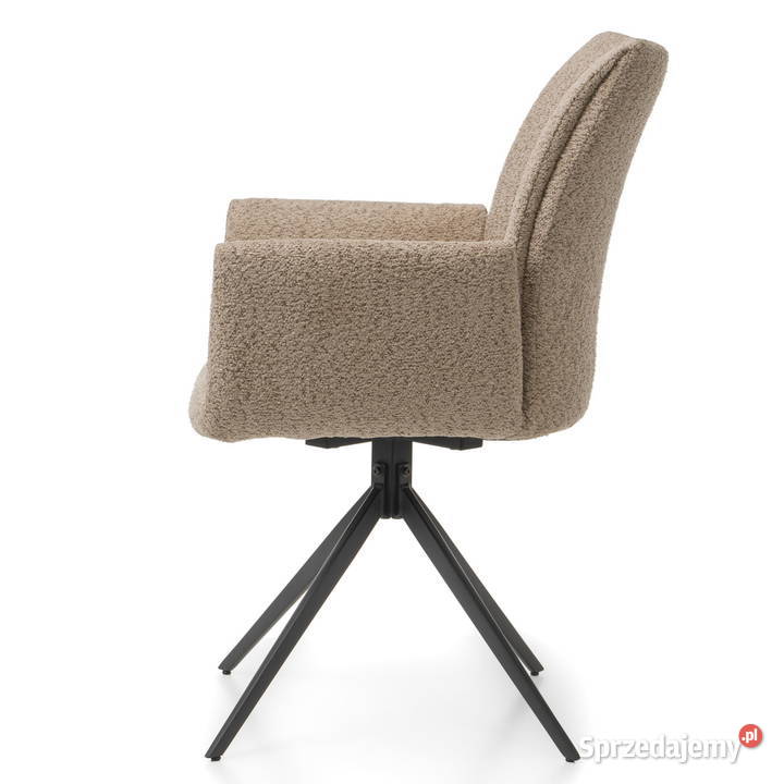 Ciemnobeżowe Krzesło Prato Boucle Wysyłka 24H 60cm Tarchały Małe sprzedam