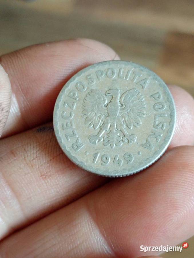 Sprzedam nastepna monete 1 zloty 1949 r bzm Chełm