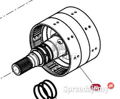 Massey Ferguson 5410 Obudowa Wał Skrzyni Biegów Jastrzębniki