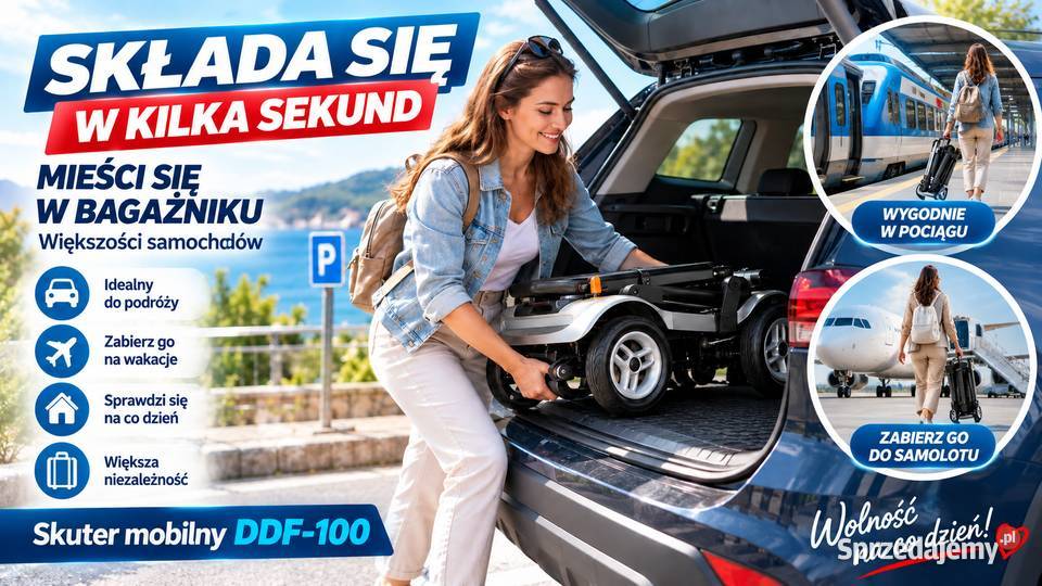Skuter seniorów i nie Warszawa