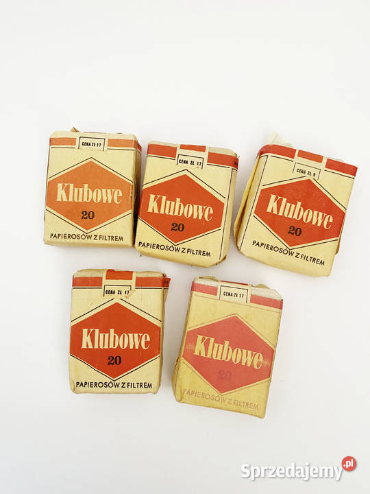 Klubowe PRL oryginalne kolekcjonerskie mazowieckie Warszawa