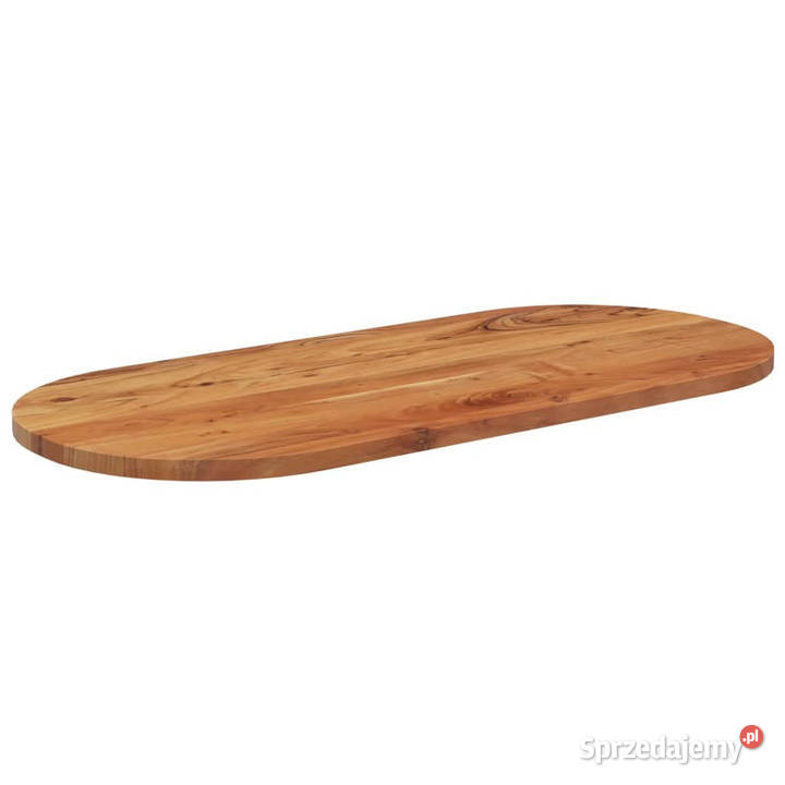 Blat do stołu 90x40x38 owalny lite drewno