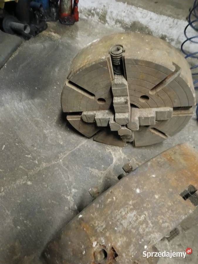 Uchwyt tokarski czteroszczekowy tokarka Rawicz sprzedam