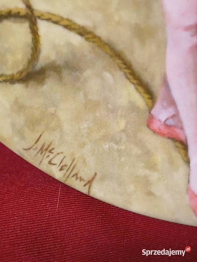 Talerz kolekcjonerski Katie the Tightrope Walker Porcelana i szkło Chorzew sprzedam