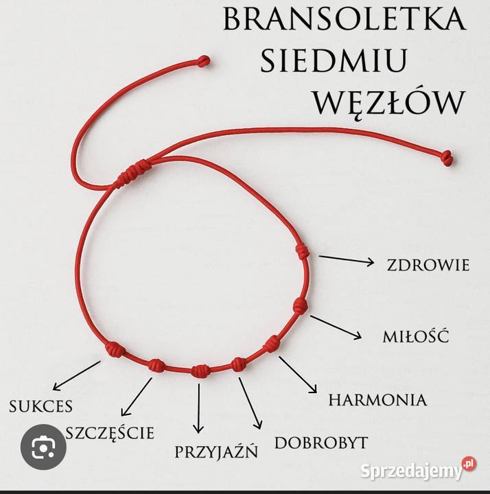 Bransoletki szczęścia 7 węzłów Dąbrowa Górnicza