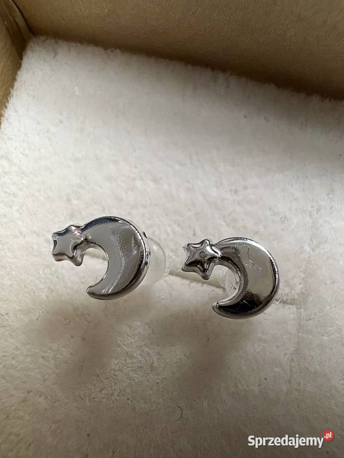 Kolczyki srebrne spadające gwiazdy spadająca Kolczyki Jasło