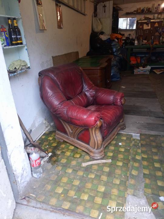 Fotel skórzany śląskie Sosnowiec