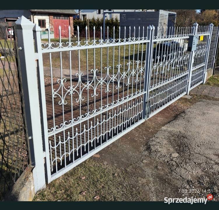 Brama kuta wjazdowa furtka słupki skrzydłowa małopolskie Grojec sprzedam