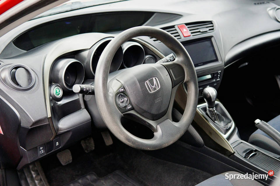 Honda Civic bezwypadkowa radio Pioneer 14 100 IX czerwony Warszawa