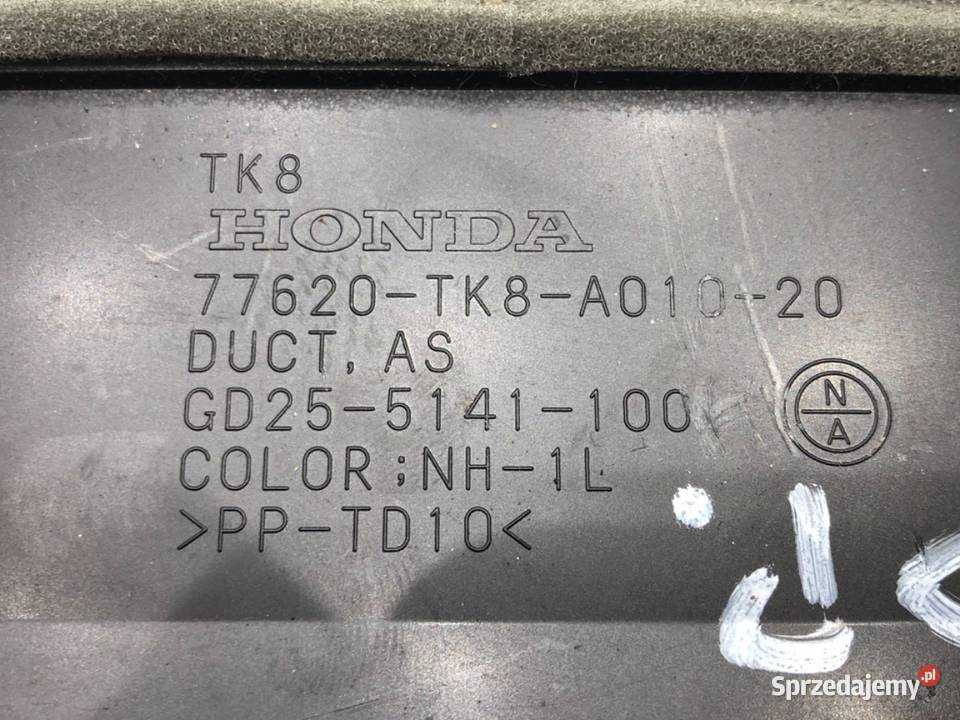 KRATKA NAWIEWU PRZÓD HONDA ODYSSEY Kratki nawiewu