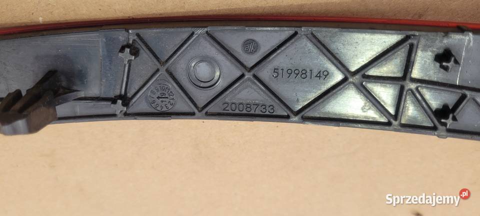 FIAT TIPO II 16 SEDAN ODBLASK ZDERZAKA PRAWY TYŁ śląskie