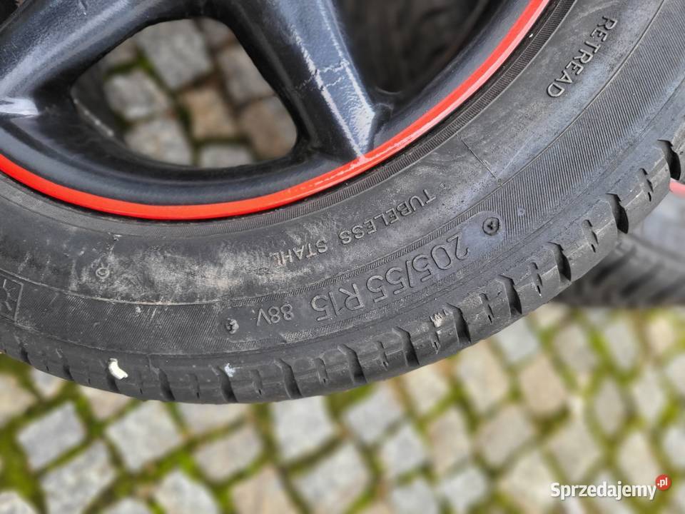 koła felga plus opona 4 mazda honda 15 20555r15 Rybnik