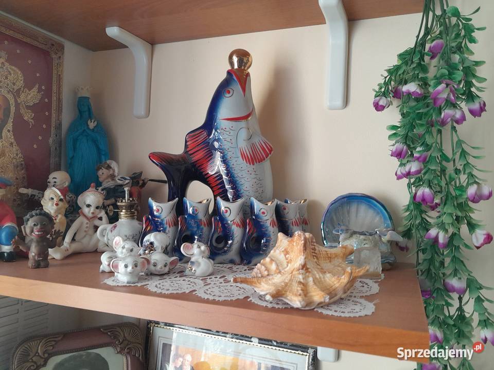 Butelki szklane kolorowe karafki