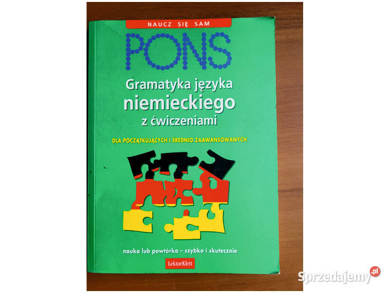 Naucz się sam pons gramatyka języka niemieckiego sprzedam
