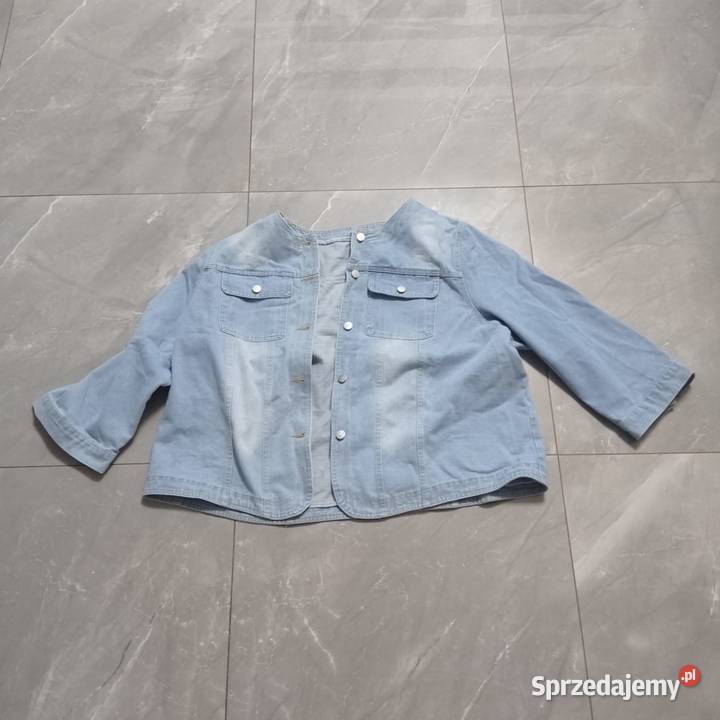 Katana Jeansowa Damska 5 XL Nowa Okazja biały