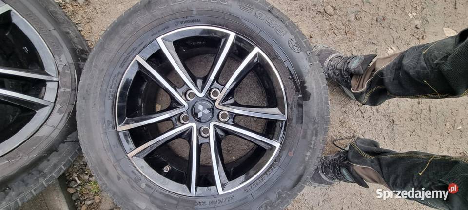 Alufelgi Mitsubishi 5x1143 R16 7J ET40 Komplet Opony i felgi Błażowa
