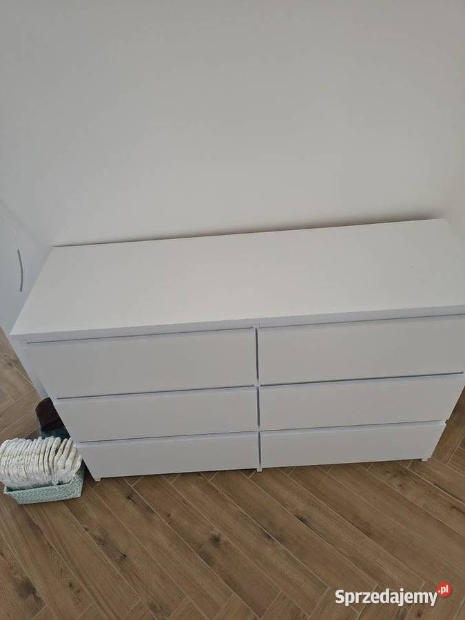 Komoda Biała z szufladami 120 szerokość 120cm Chełm