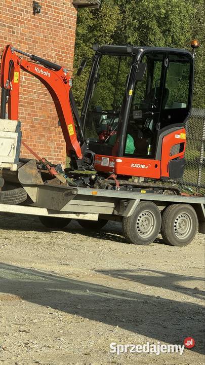 Minikoparka przyłącza wodno kanalizacyjne wielkopolskie Piła