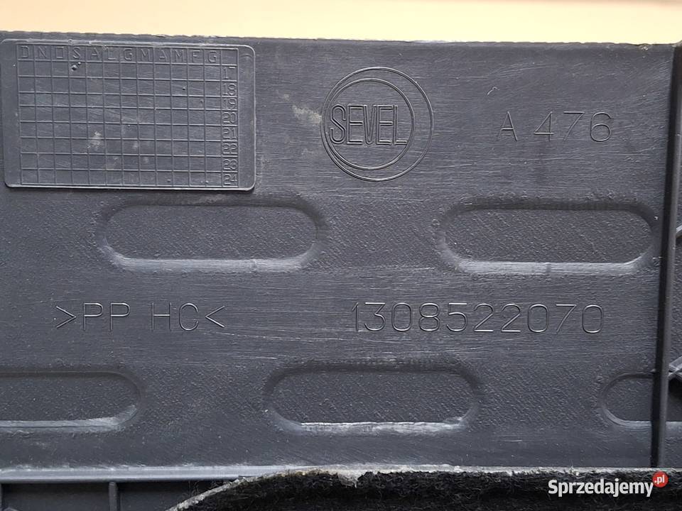 DUCATO JUMPER BOXER PODŁOGA OSŁONA AKUMULATORA dostawcze Bieleń