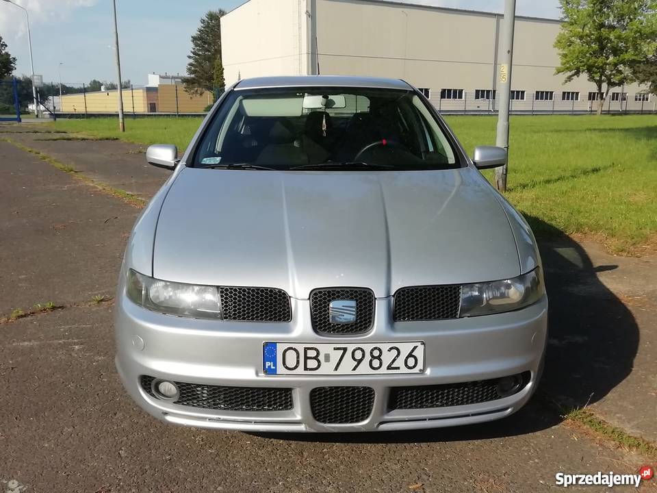 SEAT LEON I 19TDI ARL 200 2003r TOP SPORT 6 BIEG welurowa tapicerka Seat Wrocław