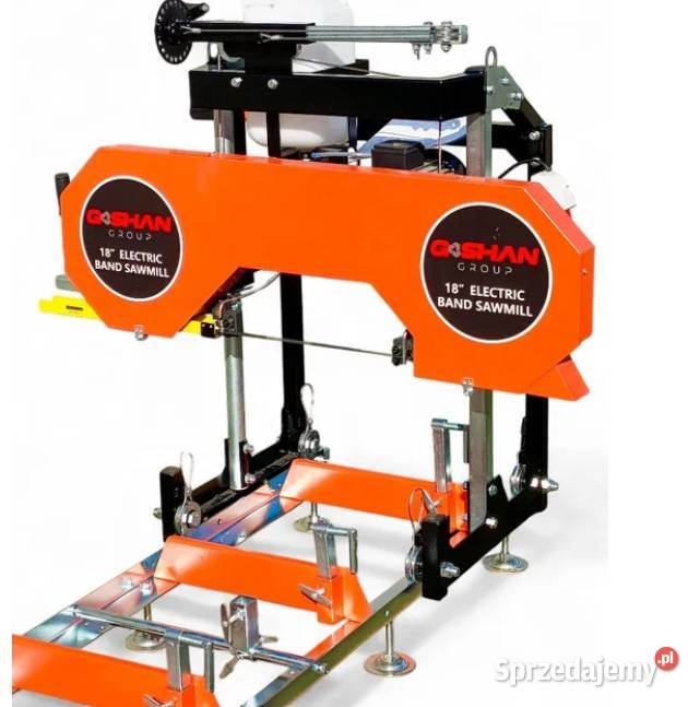 Trak taśmowy GSHAN GT18 piła taśmowa kłód 22kw Tuchola