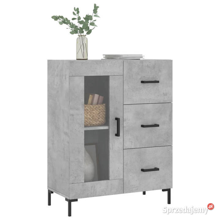 Szafka szarość betonu 695x34x90 materiał Warszawa