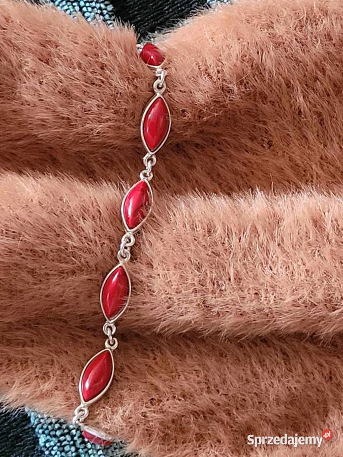 Bransoletka z koralem mazowieckie Warszawa